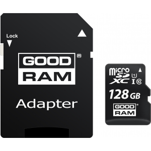 Goodram microSDXC 128GB UHS-I клас 10 + адаптер (M1AA-1280R12)