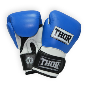 Перчатки боксерские Thor Pro King (PU) 14 унций Blue/White/Black (8041/03(PU) B/Wh/Bl 14 oz.) в Ровно