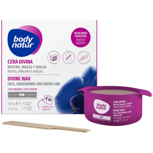 Віск професійний для обличчя області бікіні та пахв Body Natur Divine Wax 100 г + 2 серветки (8414719407258) в Рівному