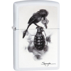 Зажигалка Zippo 214 Spazuk Белая (Zippo 29645) надежный