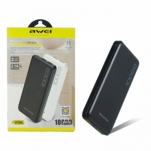 Портативний зарядний пристрій 10000 mAh Power Bank Awei (P28K) чорний ТОП в Рівному