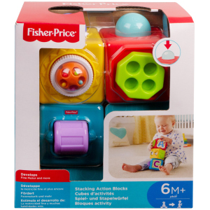 Двигающиеся кубики Fisher-Price Яркие (DHW15) надежный