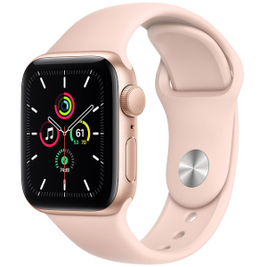 Смарт-часы Apple Watch SE GPS 40mm Gold Aluminum Case with Pink Sand Band (MYDN2UL/A) ТОП в Рівному