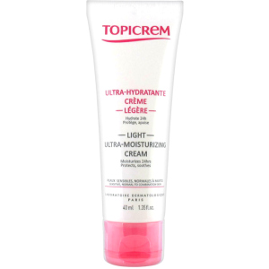 Лёгкий ультраувлажняющий крем Topicrem Light Ultra-Moisturizing Cream 40 мл (3700281703313) лучшая модель в Ровно