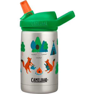 Спортивная термофляга для воды CamelBak 2284101040 eddy+ Kids Kids SST Vacuum Insulated 12oz Camping Foxes 0.35 л (886798025063) ТОП в Ровно