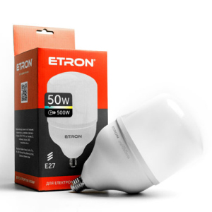 LED лампа ETRON 1-EHP-305 T140 50W 6500K E27 ТОП в Рівному