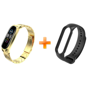 Xiaomi Mi Band 5 MiJobs Metal V-shape Gold (MJ5-VMS005G) ТОП в Ровно