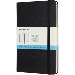 Нотатник Moleskine Classic 11,5 х 18 см 192 сторінок у крапку Чорна (8058647626611) в Рівному