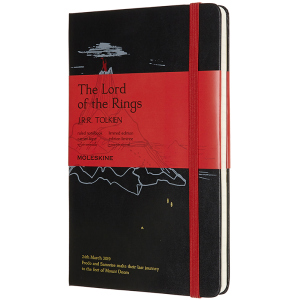 хороша модель Нотатник Moleskine Lord of the Rings 13 х 21 см 240 сторінок у лінійку Чорна (8053853600141)