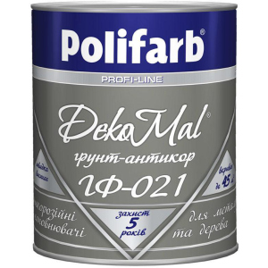 Грунтовка Polifarb Profi-Line ГФ-021 DekoMal 2.7 кг Чорна (PB-110801)