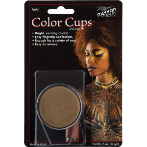 Кремовый грим Mehron Color Cups Gold 12 г (CCC-GD) (764294502106) лучшая модель в Ровно