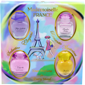 Набір мініатюр парфумерної води Charrier Parfums Mademoiselle France (3442070444112) ТОП в Рівному