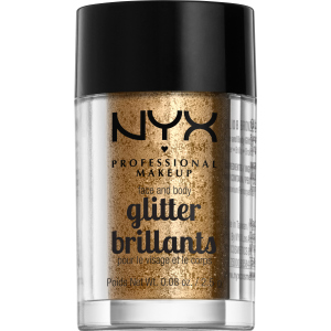 Гліттер NYX Professional Makeup Face & Body Glitter 08 Bronze 2.5 г (800897846800) краща модель в Рівному