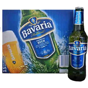 Упаковка пива Bavaria світле відфільтроване 5% 0.5 л x 15 шт (8714800013581) в Рівному