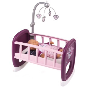 Колиска Smoby Toys Baby Nurse Прованс з мобілем 47 см (220343) (3032162203439) ТОП в Рівному