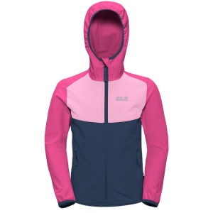 хороша модель Вітровка Jack Wolfskin Turbulence Girls 1606384-1225 128 см (4060477840031)