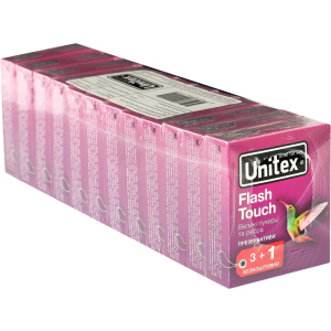 Презервативы Unitex Flash Touch 48 шт (12 упаковок по 4 шт ) (798190041155) в Ровно