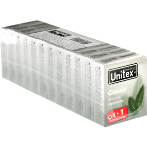 Презервативы Unitex Classic 48 шт (12 упаковок по 4 шт) (798190041179) рейтинг