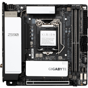 Материнская плата Gigabyte Z590I Vision D (s1200, Intel Z590, PCI-Ex16) в Ровно