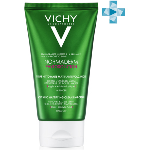 Матирующий крем-гель Vichy Normaderm Phytosolution Mattifying Cleansing Cream для очищения и уменьшения жирного блеска кожи лица 125 мл (3337875703413) в Ровно