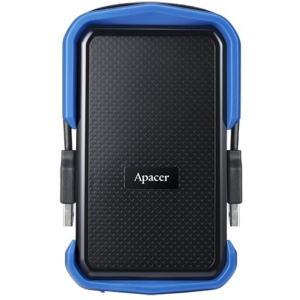 Жорсткий диск HDD ext 2.5 USB 2.0TB Apacer AC631 Black/Blue (AP2TBAC631U-1) ТОП в Рівному