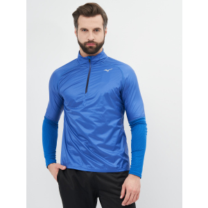 Спортивна кофта Mizuno DRYAEROFLOW LS HZ J2GC052526 XL Синя (5054698957844)