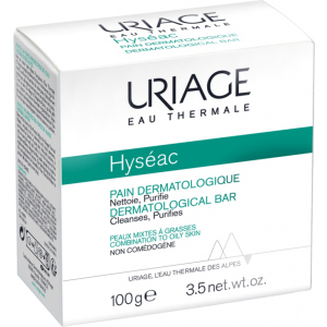 Дерматологическое мыло Uriage Hyseac Dermatological Bar "Без мыла" 100 г (3661434004568) в Ровно