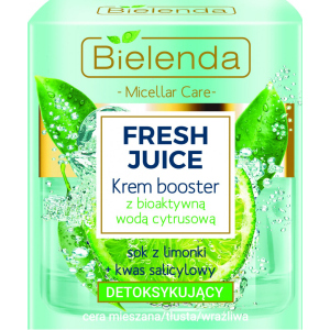 Крем-бустер Bielenda Fresh Juice Детоксифікуючий з біоактивною цитрусовою водою 50 мл (5902169035983) в Рівному