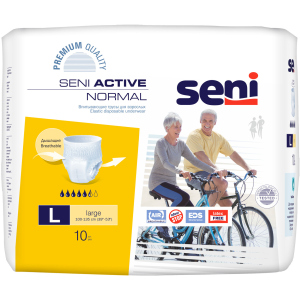 Подгузники-трусики для взрослых Seni Active Normal Large 10 шт (5900516693053) лучшая модель в Ровно