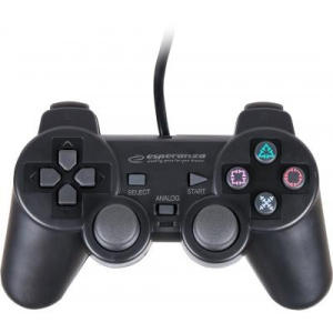 Геймпад Esperanza Vibration gamepad PS2/PS3/PC USB (EG106) лучшая модель в Ровно