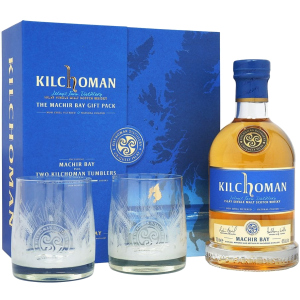 Віскі Kilchoman Machir Bay 0.7 л 46% + 2 келихи (5060210702489) краща модель в Рівному