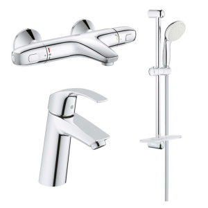 Набір змішувачів Grohe Grohtherm 1000 Eurosmart (34101TM) в Рівному