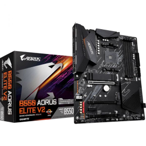 Материнская плата gigabyte b550 aorus elite v2 лучшая модель в Ровно