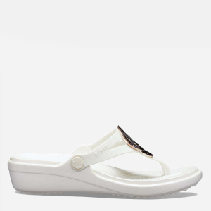 В'єтнамки Crocs Jibbitz Rose 205734-6PU-W11 42-43 27.2 см Білі (191448307995)