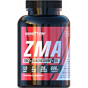 Бустер тестостерона Vansiton ZMA (Магний + Цинк + В6) 120 капсул (4820106592188) ТОП в Ровно