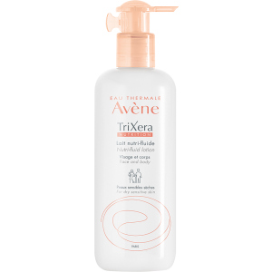 Легкое питательное молочко для лица и тела Avene TriXera Nutrition 400 мл (3282770074727)