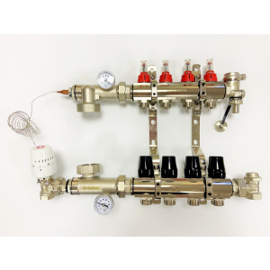 хороша модель Колектор DJOUL для теплої підлоги в зборі 4 виходи