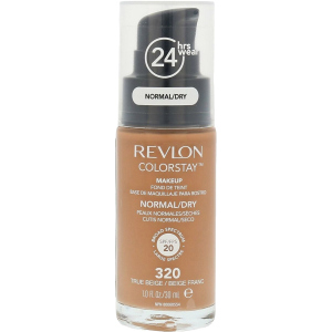 Тональний крем Revlon ColorStay нормальна та суха шкіра з дозатором 320 True Beige 30 мл (309974677080) краща модель в Рівному