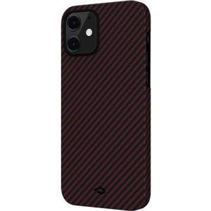 Панель Pitaka MagEZ Case Twill Apple iPhone 12 mini Black/Red (KI1203) ТОП в Рівному