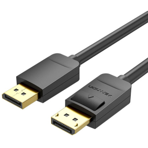 Кабель Vention DisplayPort v1.2 1 м Black (HACBF) ТОП в Ровно