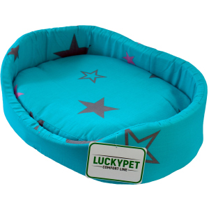 Лежак для собак и кошек Lucky pet №0 Макс 26x37x12 см Бирюзовый (4820224212067) рейтинг