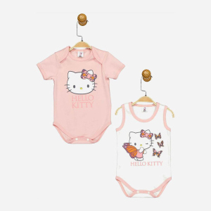 Боді Cimpa Hello Kitty HK17476 80-86 см 2 шт Біло-рожеве (8691109893796) ТОП в Рівному