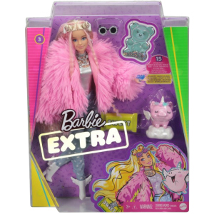 Лялька Barbie Екстра в рожевій пухнастій шубці (GRN28) (0887961908480) в Рівному