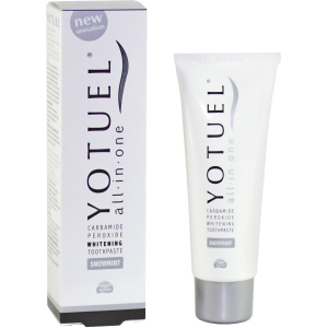 Зубна паста Yotuel All In One Snowmint Whitening відбілююча 75 мл (8426181973353) в Рівному