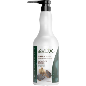 Шампунь Zenix Prof Hair с черным чесноком Black Garlic 1000 мл (8680075541350) лучшая модель в Ровно