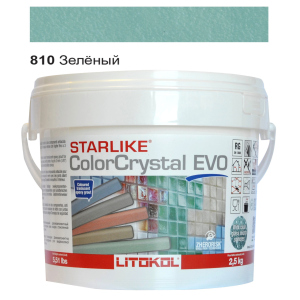 Эпоксидная затирка Litokol Starlike EVO ColorCrystal 810 Зелёный Хамелеон 2,5кг в Ровно