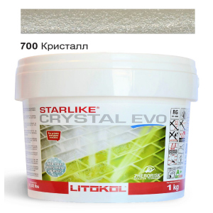 Эпоксидная затирка Litokol Starlike EVO Crystal 700 Кристалл (Хамелеон) 1кг ТОП в Ровно