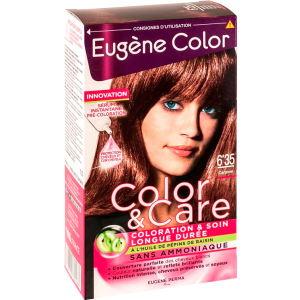 Фарба для волосся Eugene Perma без аміаку Color & Care 6.35 Темний Блондин Золотистий Червоне Дерево 125 мл (3140100336283) ТОП в Рівному