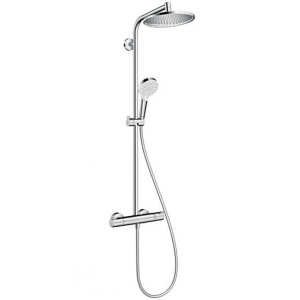 Душова система Hansgrohe Crometta S Showerpipe 240 1jet з термостатом Хром