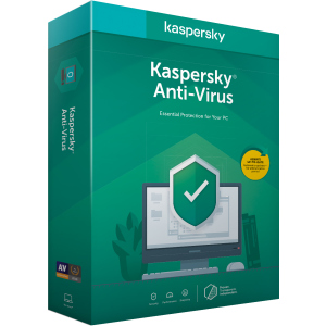 Kaspersky Anti-Virus 2020 первісне встановлення на 1 рік для 1 ПК (DVD-Box, коробкова версія) в Рівному